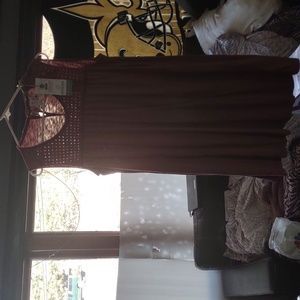 Aventura pink dress women's xl